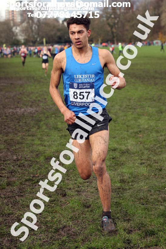 IAAF Junior Mens 2017 British Athletics Liverpool Cross Challenge, Sefton Park, Liverpool. Photo:  David T. Hewitson/Sports for All Pics